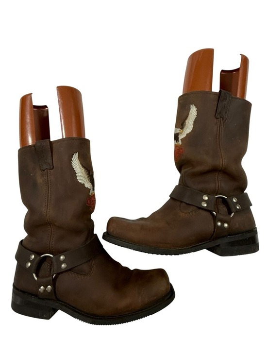 Harley-Davidson Darren Riding Boots Men’s 11M Brown Leather Screaming Eagle main image 5